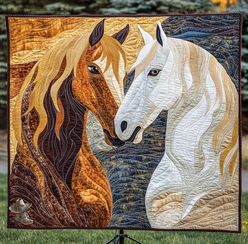 A Beautiful Horse Quilt Blanket Cute Soft Blanket Christmas Gifts For My Wife