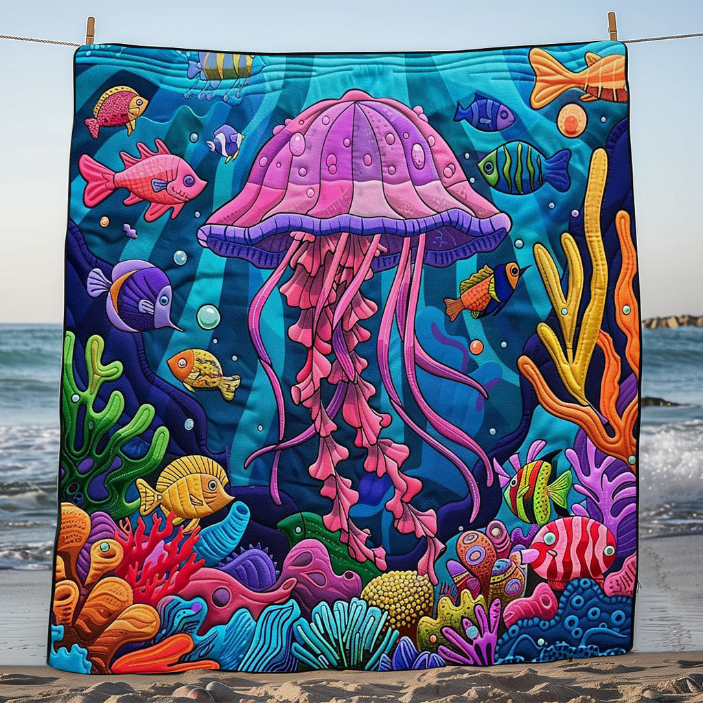 A Colorful Marine Journey Quilt Blanket Best Christmas Gifts For Women